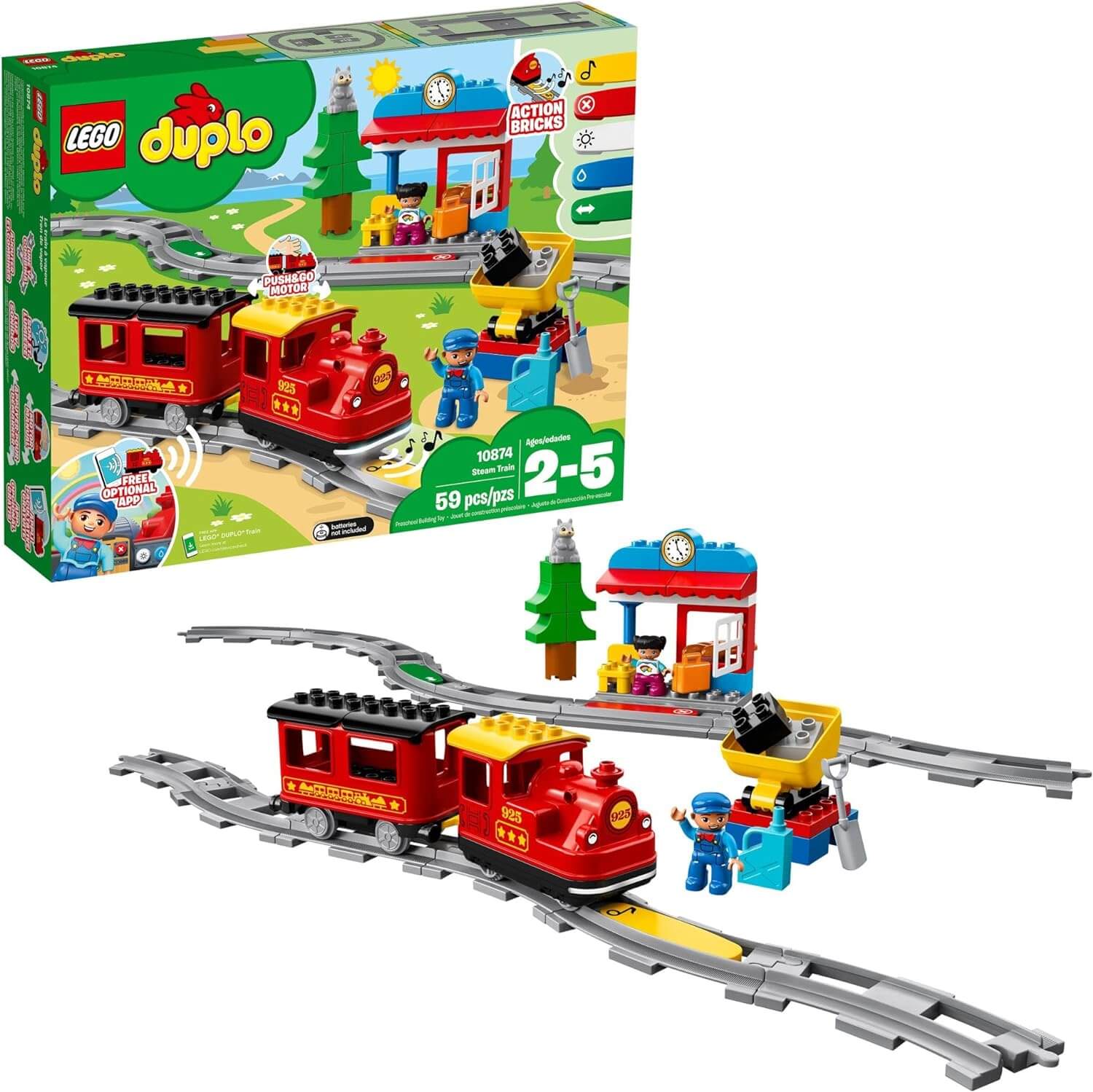 LEGO DUPLO Steam Train with Remote Control