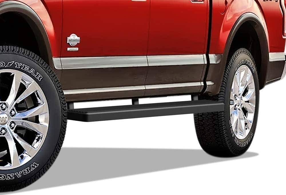 APS iBoard Running Boards 5 inches Custom Fit 2015 to 2020 Ford F150