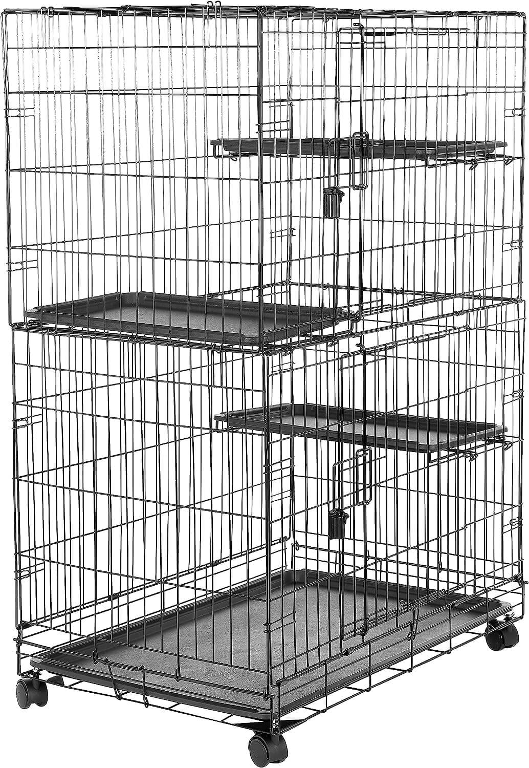 AmazonBasics 3 Tier Cat Cage and Playpen