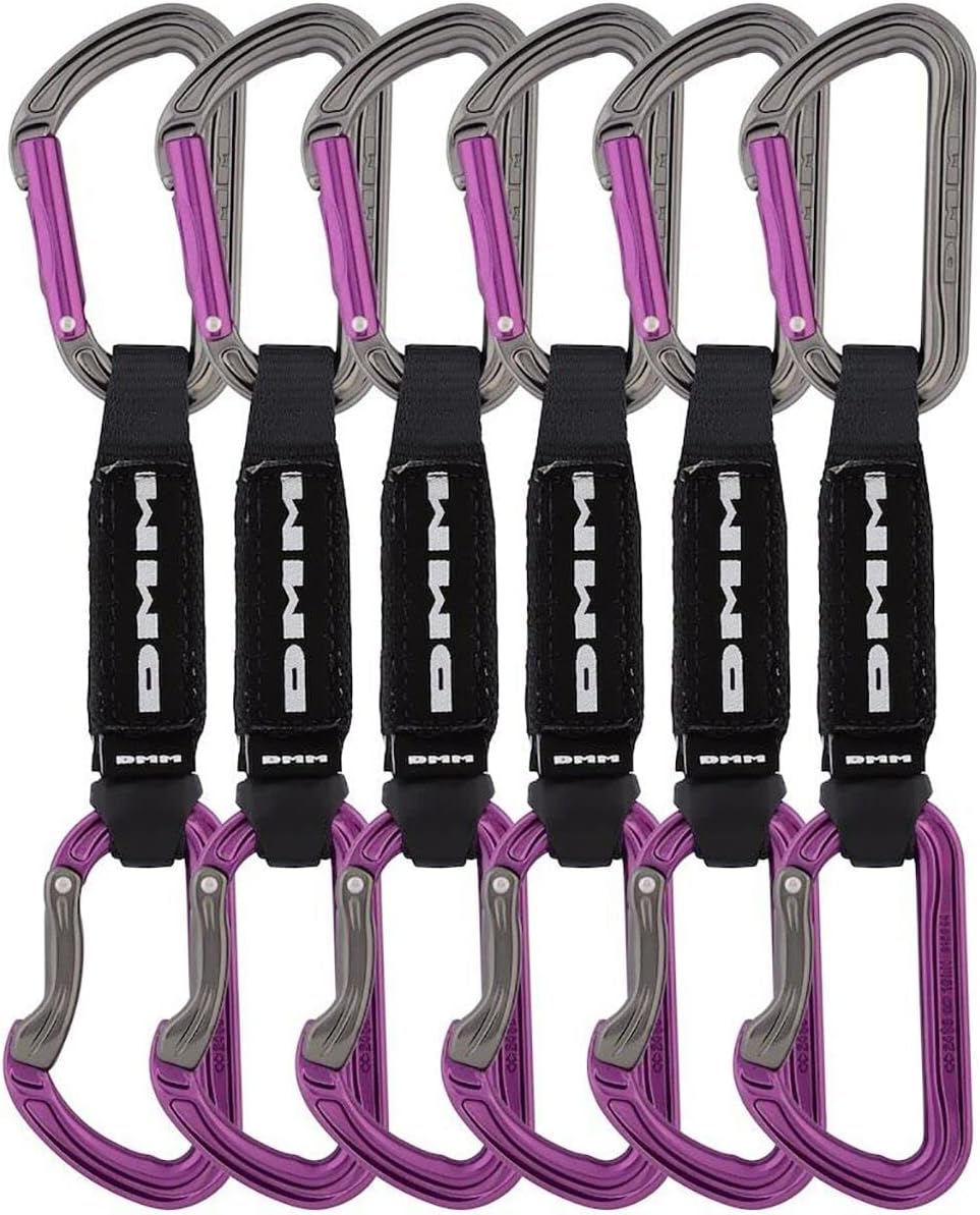 Top 5 Best Climbing Quickdraws DMM Shadow Quickdraw Titanium A306P 18VWP6
