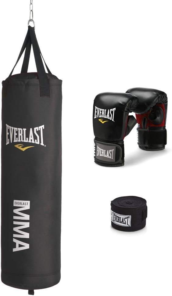 Everlast 70 Pound MMA Heavy Bag Kit