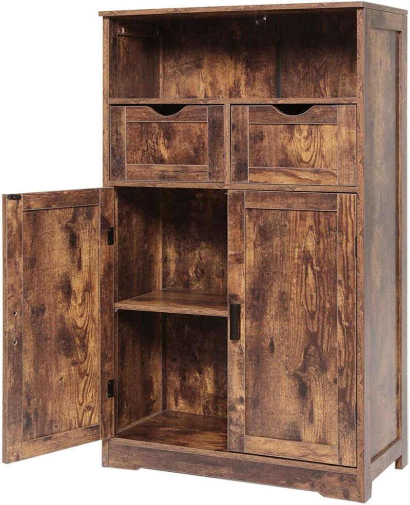 Iwell Storage Cabinet with 2 Adjustable Drawers