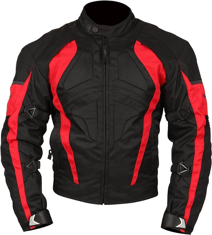 Top 5 Best Textile Motorcycle Jackets Milano Sport Gamma Textile Jacket with Red Accent