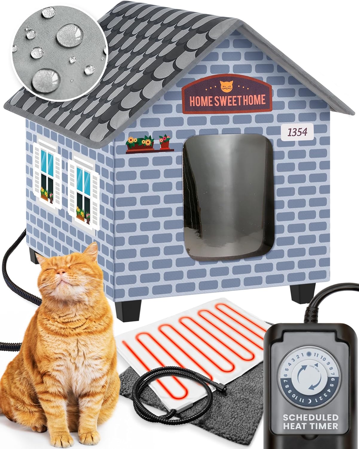 Top 5 Best Heated Cat House PETYELLA Heated cat Houses for Outdoor Cats