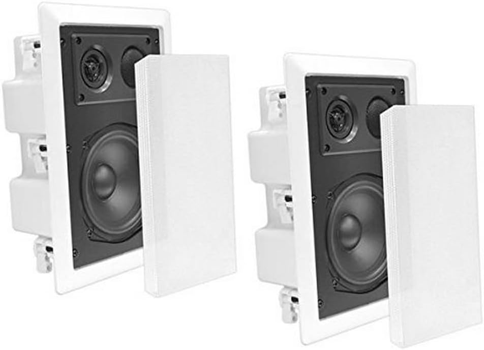 Pyle In Wall Dual 8.0 Enclosed Speaker Systems