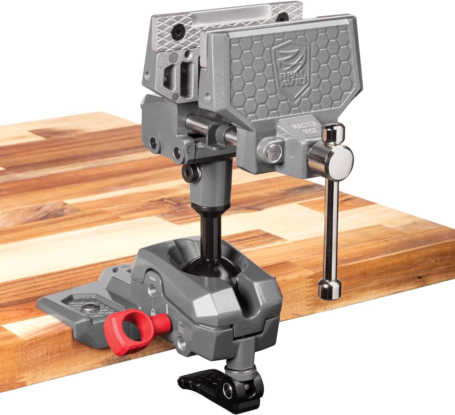 Real Avid Vise 360° Swiveling Bench Vise for Optimal Positioning