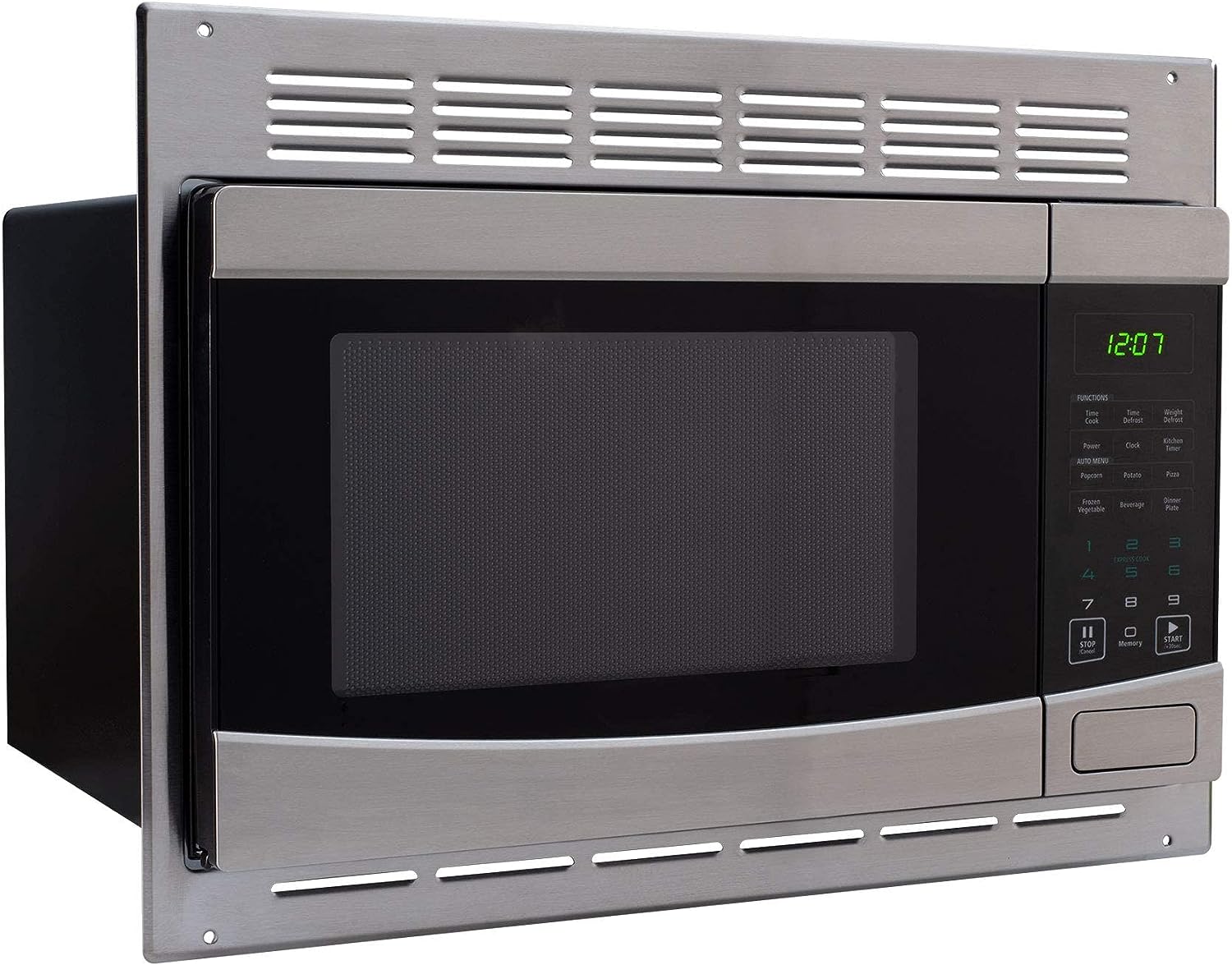 RecPro RV Stainless Steel Microwave