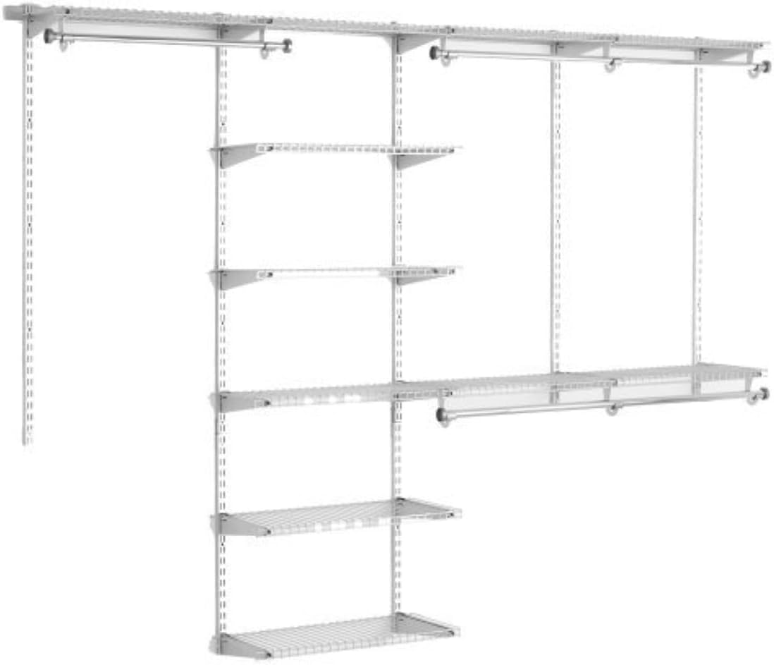 Top 5 Best Hanging Closet Organizer Rubbermaid Configurations Deluxe Custom Closet Organizer System Kit