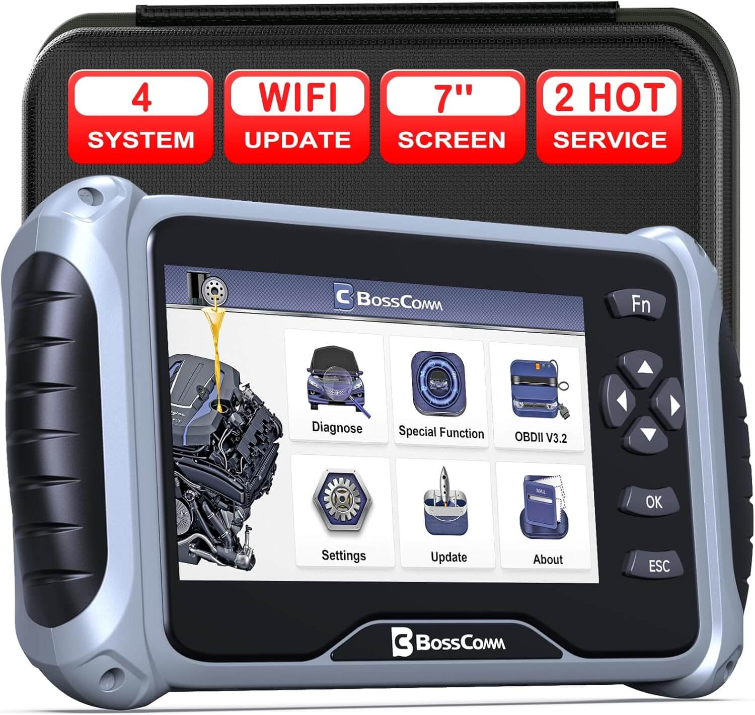 BC BOSSCOMM IF740 Code Reader