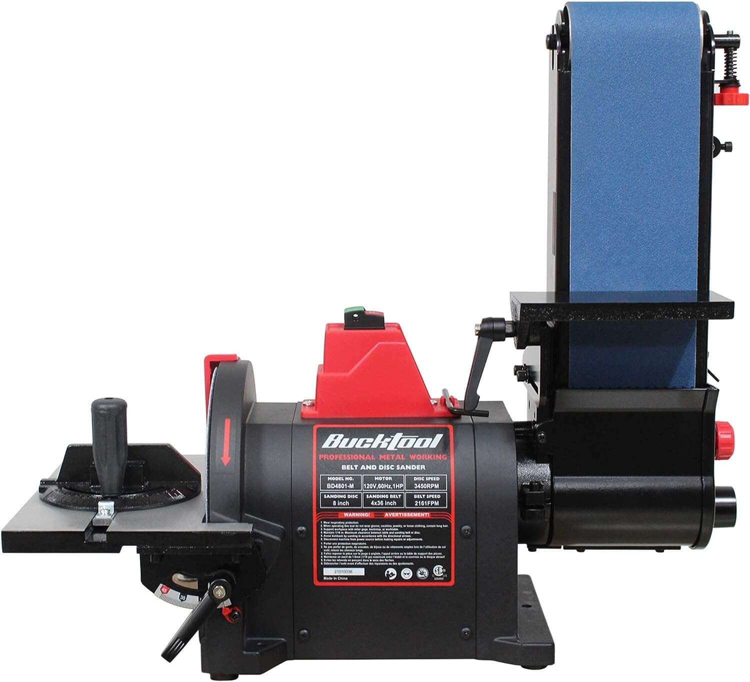 BUCKTOOL BD4802 Professional Bench Belt Sander