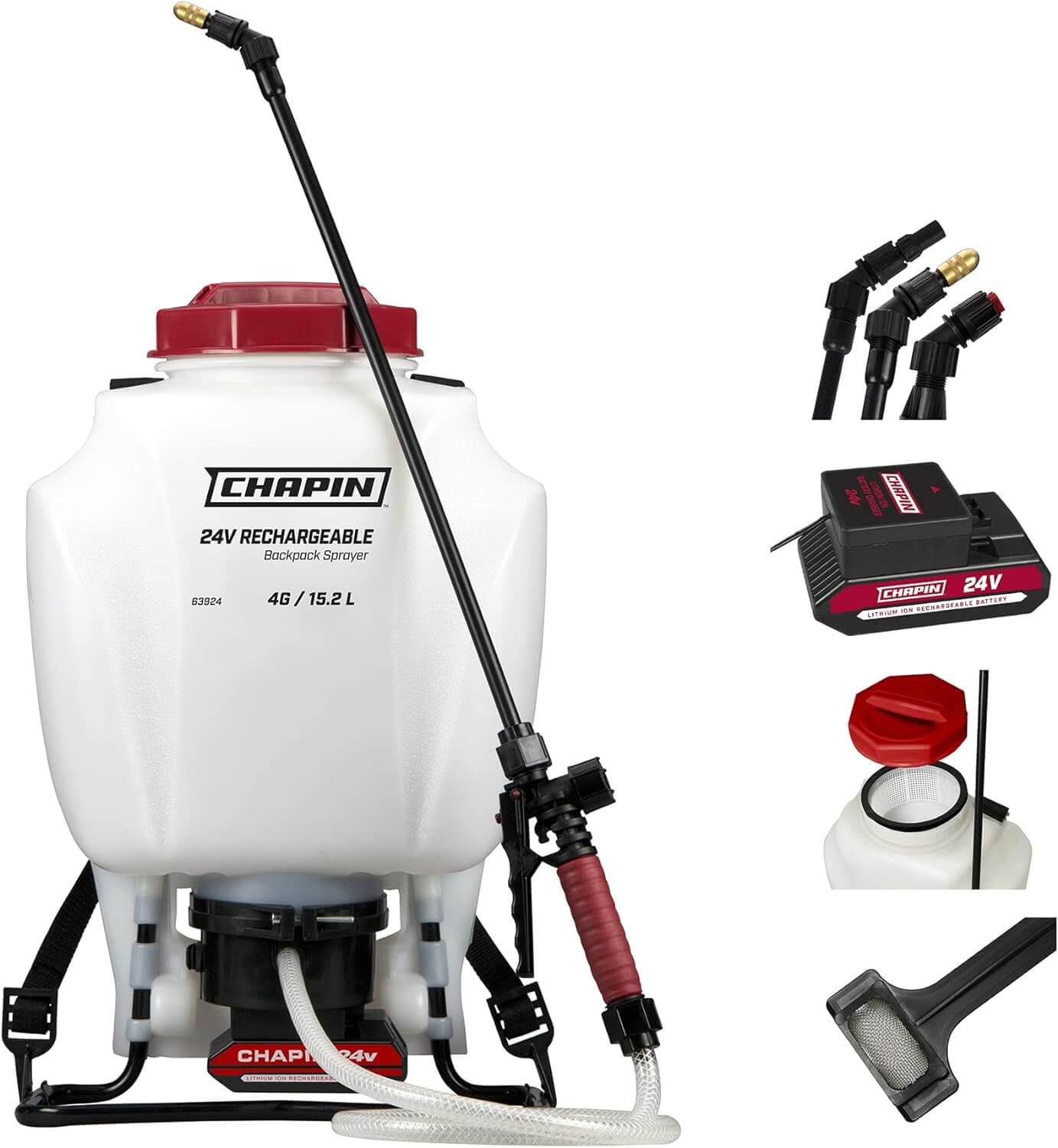 Top 5 Best Powered Backpack Sprayer CHAPIN 63924 24v Battery Backpack Sprayer Powered