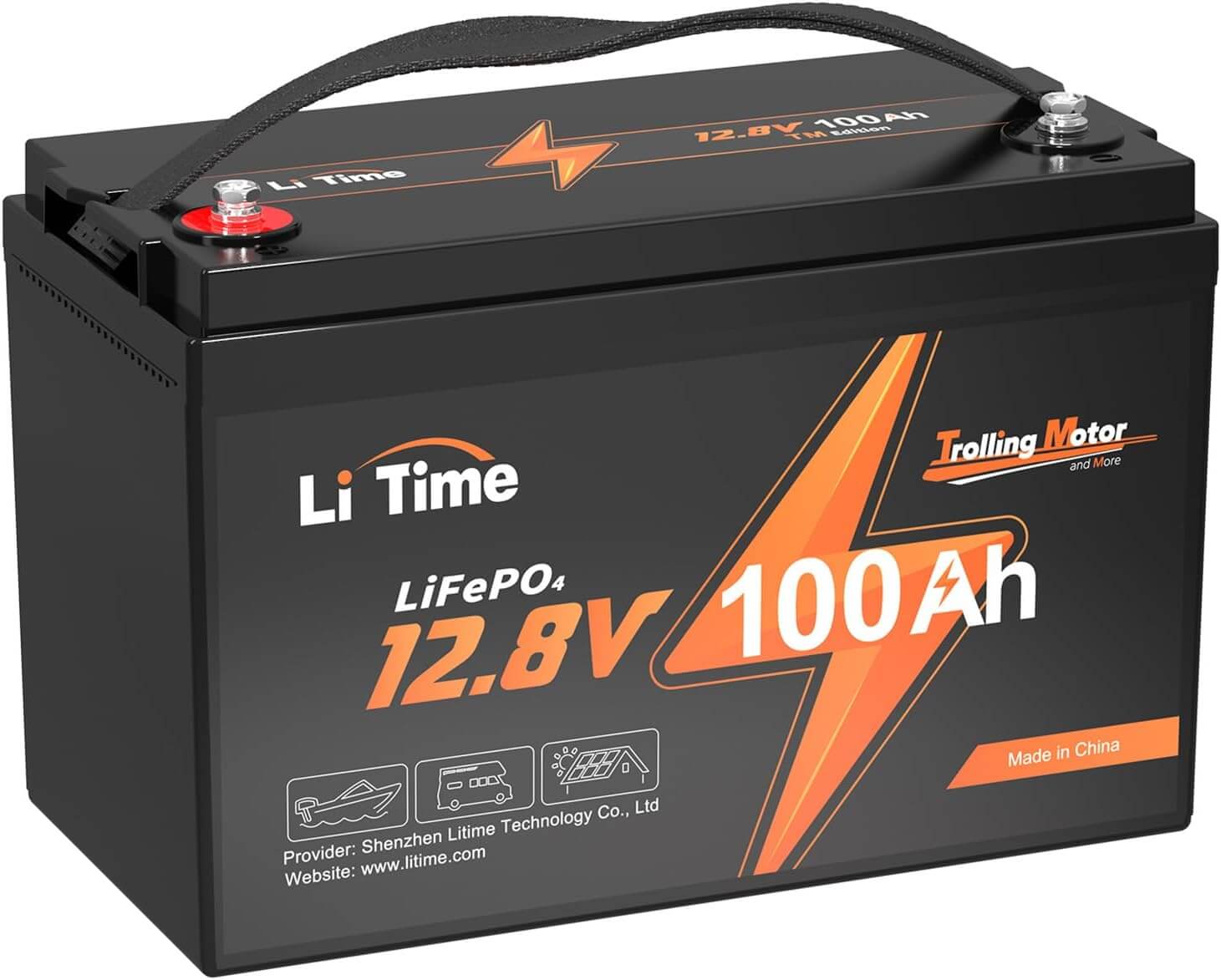 Litime 12V 100Ah TM LiFePO4 Battery