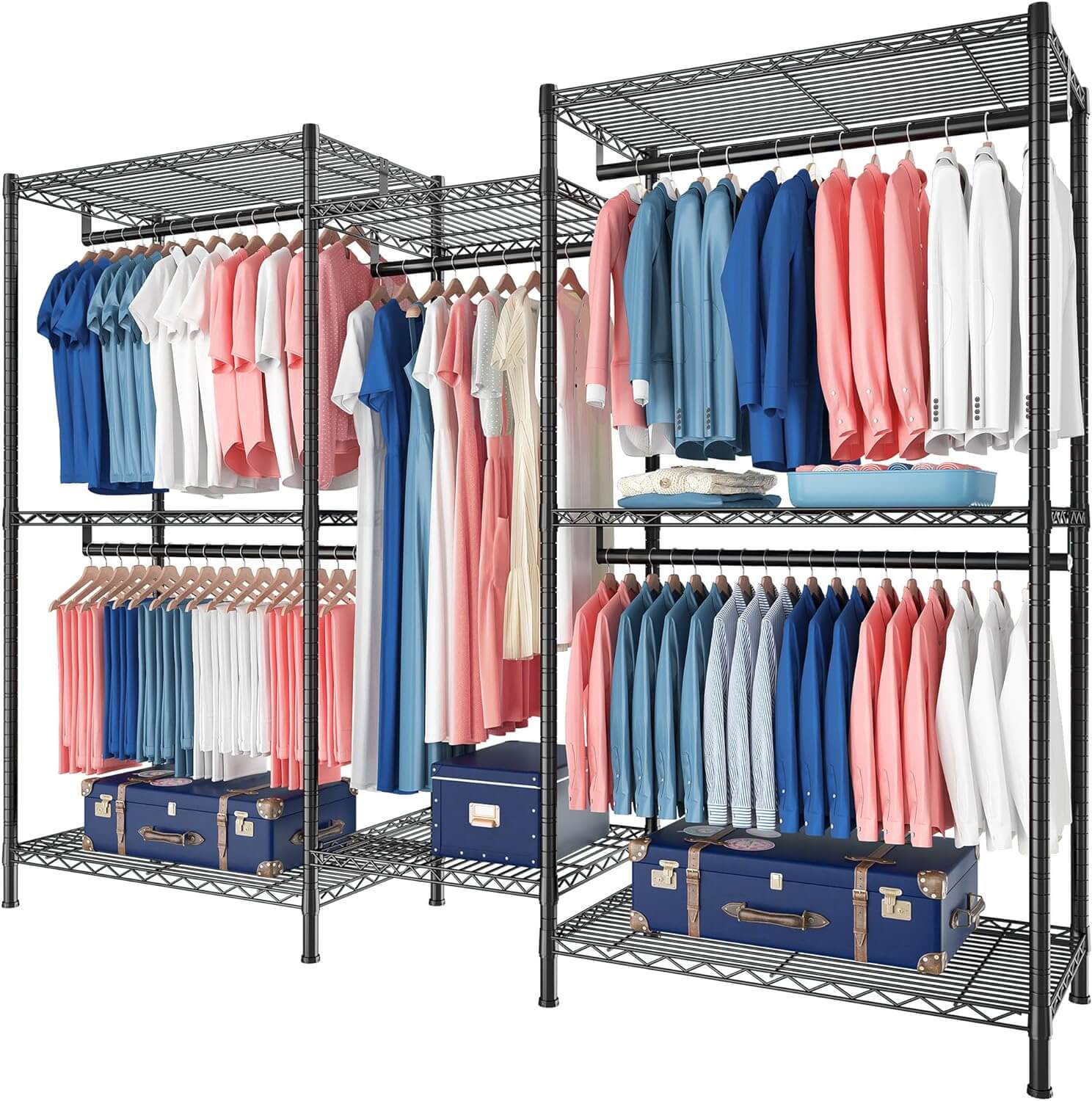 Top 5 Best Portable Closet Raybee Clothes Rack Heavy Duty Clothing Racks