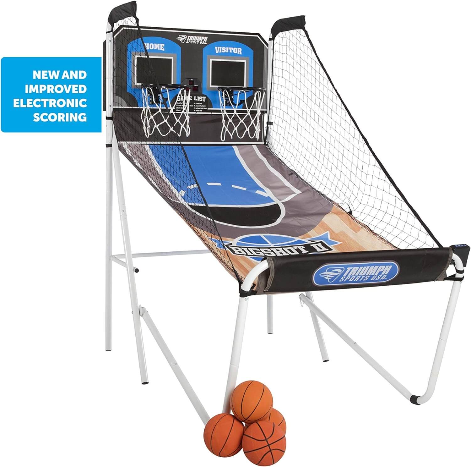 Top 5 Best Arcade Basketball Game Triumph Sports Big Shot II Double Shootout Basketball