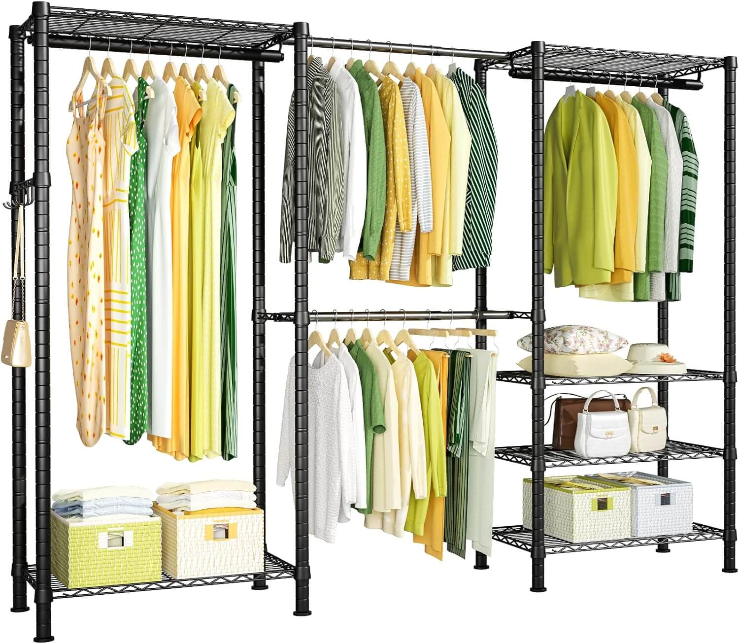 Top 5 Best Portable Closet Ulif E1 Heavy Duty Closet Garment Rack