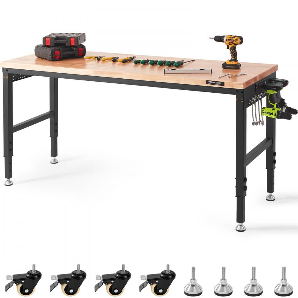 VEVOR Adjustable 72 Garage Table