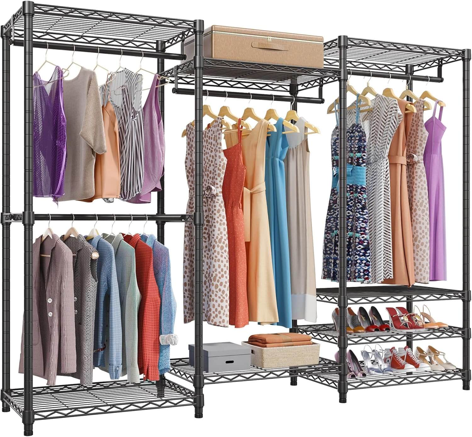 Top 5 Best Portable Closet VIPEK V5 Portable Closet Wardrobe Heavy Duty Clothes Rack