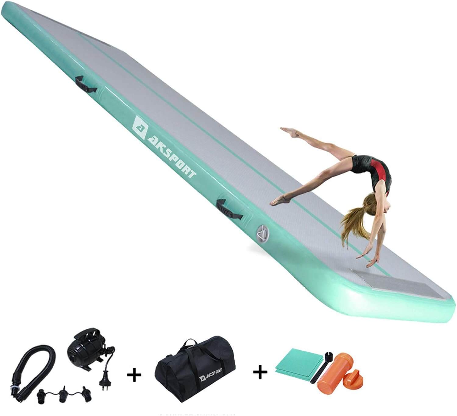 Top 5 Best Air Tumble Track AKSPORT Gymnastics Air Mat Tumble Track Tumbling Mat