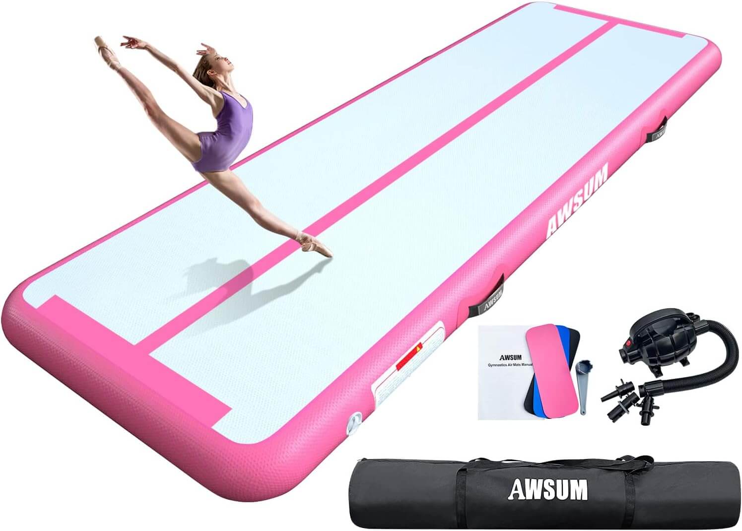 Top 5 Best Air Tumble Track AWSUM Inflatable Air Gymnastics Mat