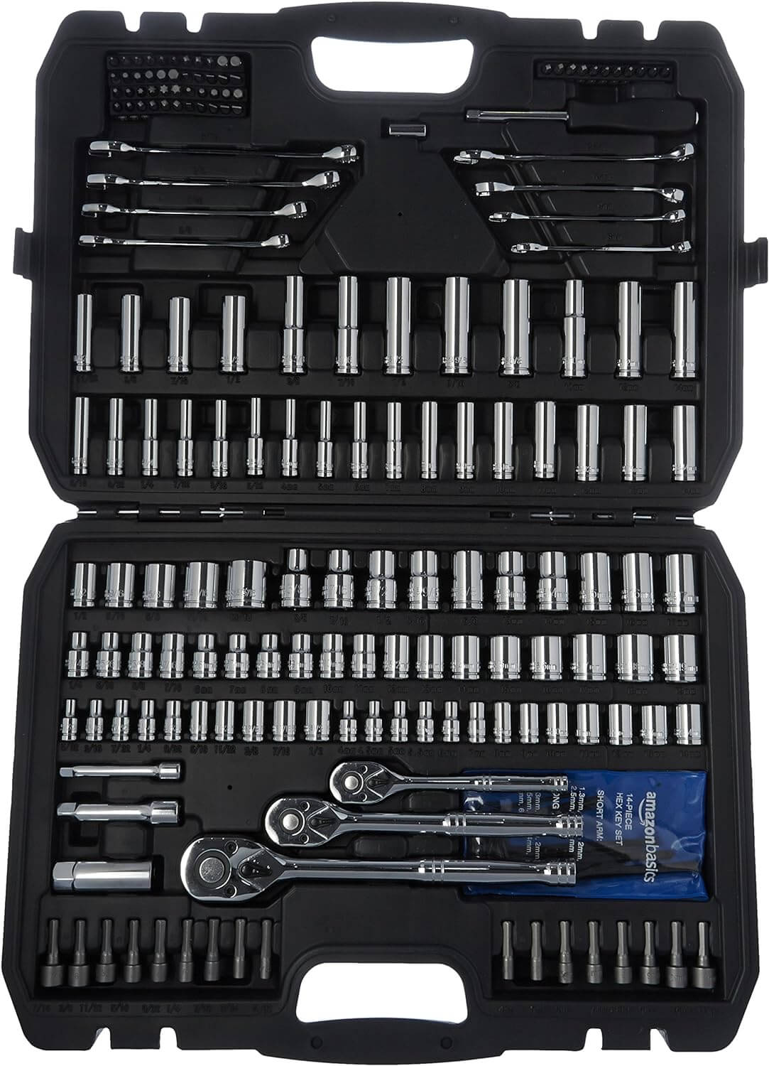 Top 5 Best Wrench Set Amazon Basics Mechanics Tool Socket 201 Piece