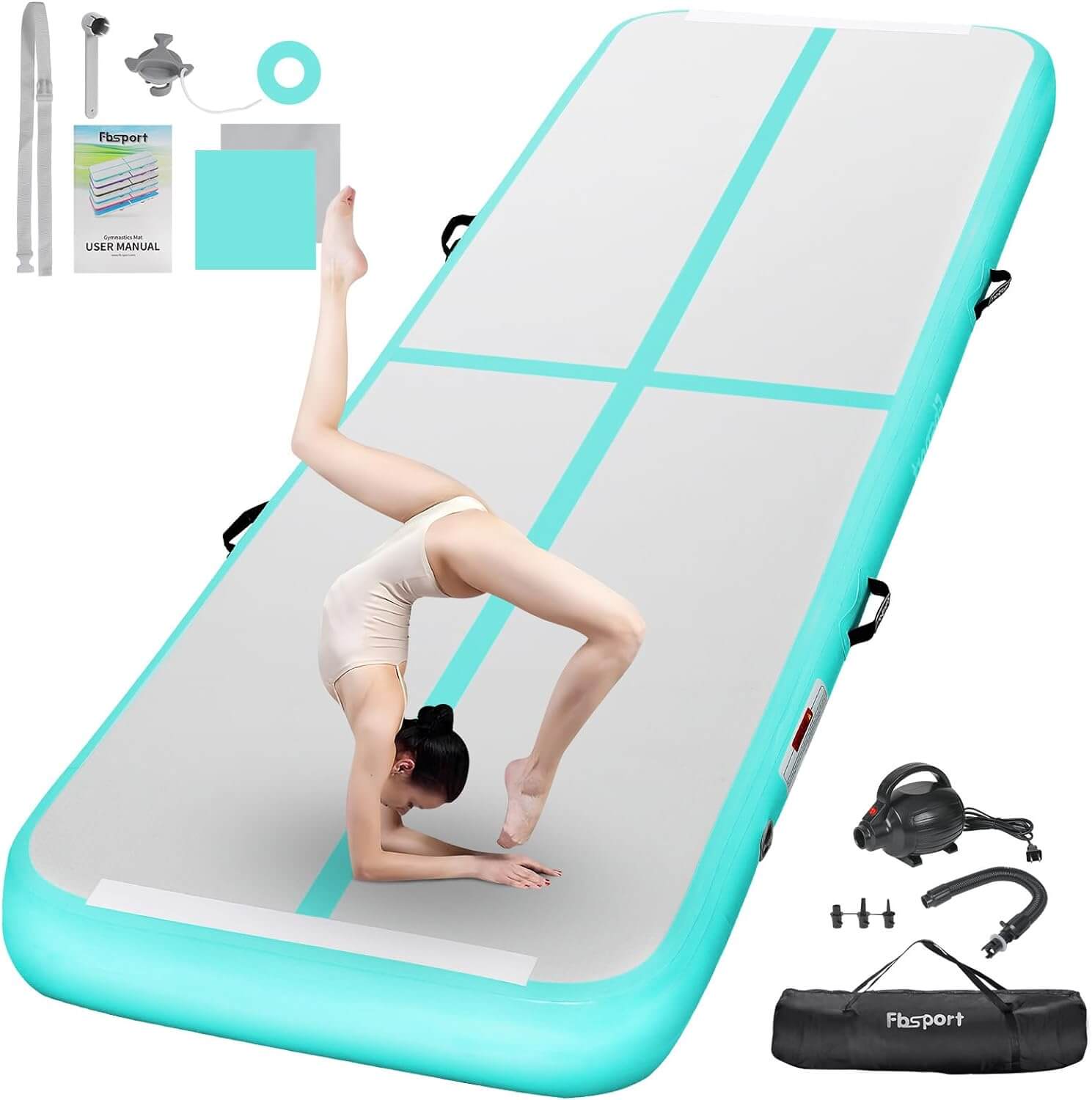 Top 5 Best Air Tumble Track FBSPORT Inflatable Air Gymnastics Mat Training Mats