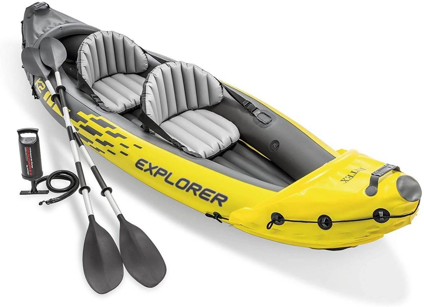 Top 5 Best 2 Person Kayak Intex 68307EP Explorer K2 Inflatable Kayak Set