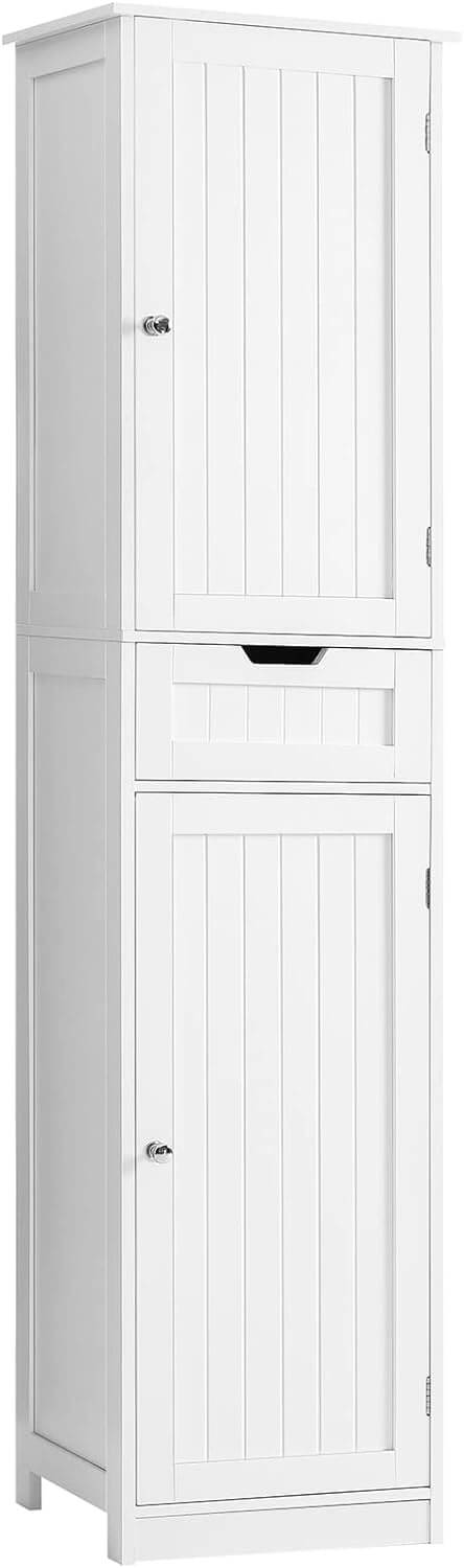 Iwell Tall Bathroom Storage Cabinet