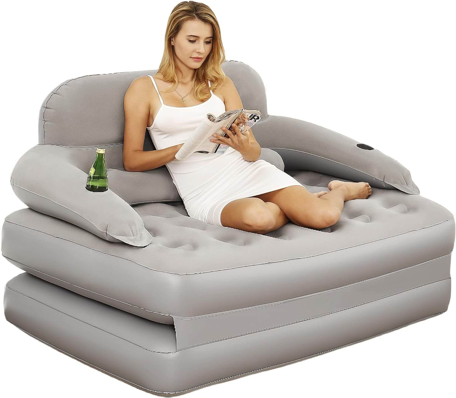 Top 5 Best Inflatable Sofa JEASONG Inflatable Chair Air Couch with Air Pump