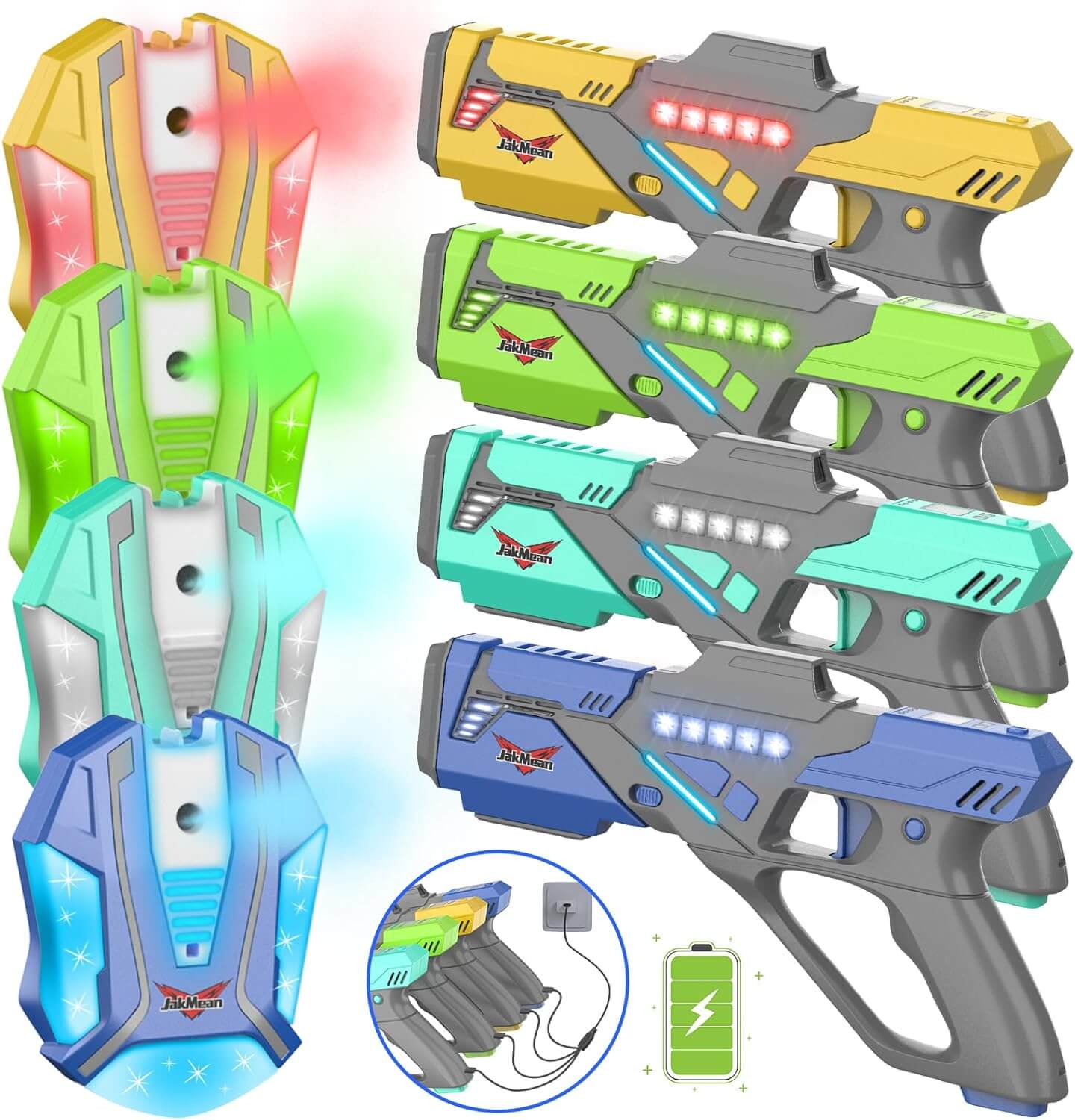 Top 5 Best Laser Tag Set JakMean Rechargeable Laser Tag Set