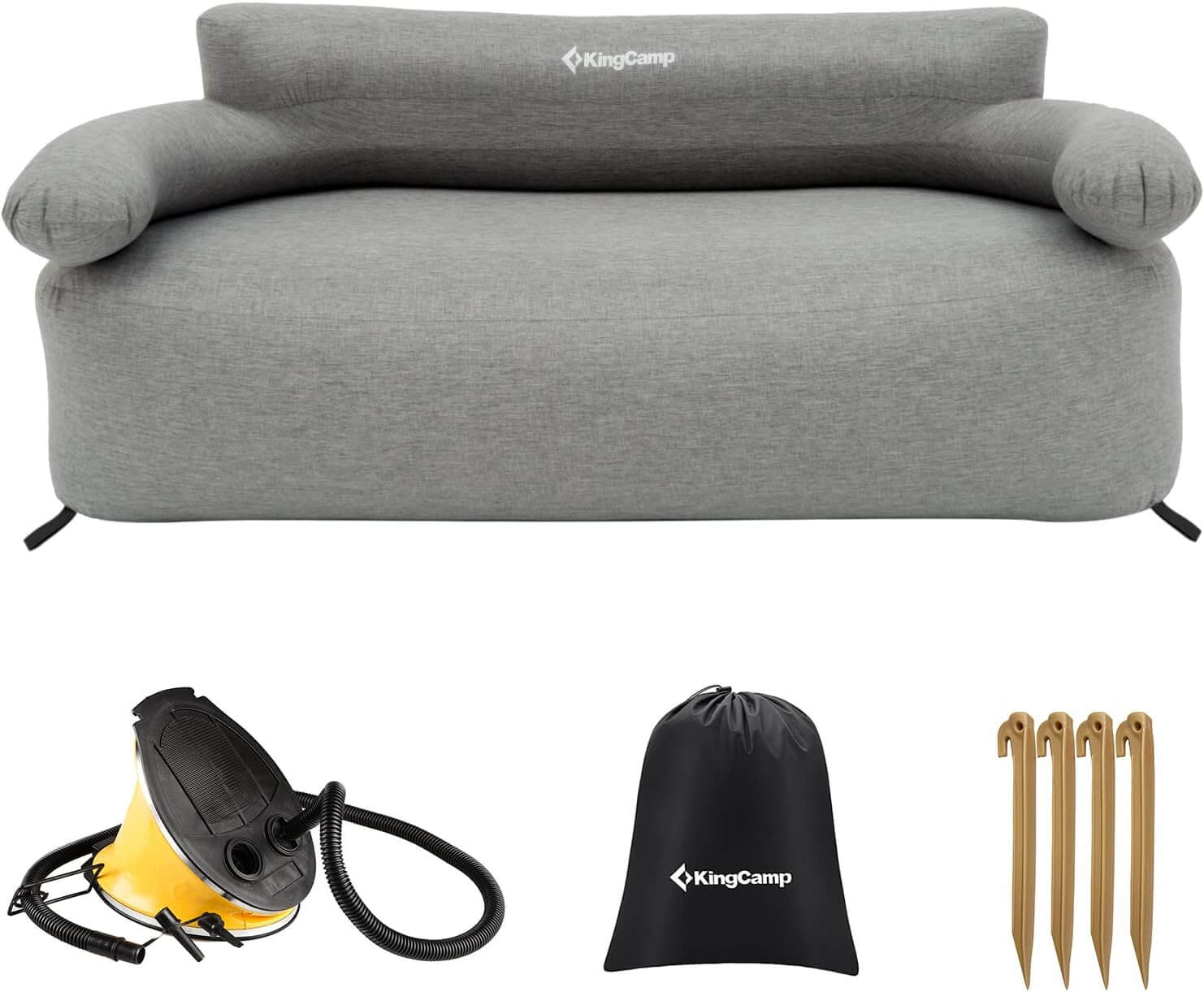 Top 5 Best Inflatable Sofa KingCamp Double Inflatable Couch Sofa