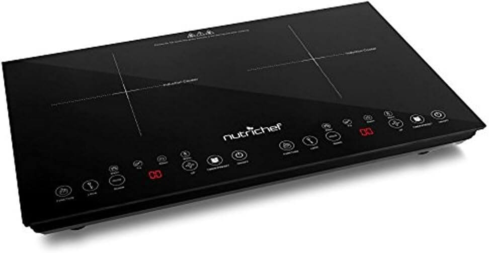 Top 5 Best Portable Induction Cooktop NutriChef Double Induction Cooktop PKSTIND48
