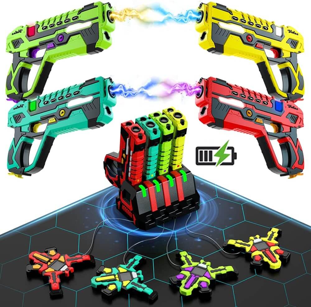 Top 5 Best Laser Tag Set VATOS Rechargeable Laser Tag Guns Set