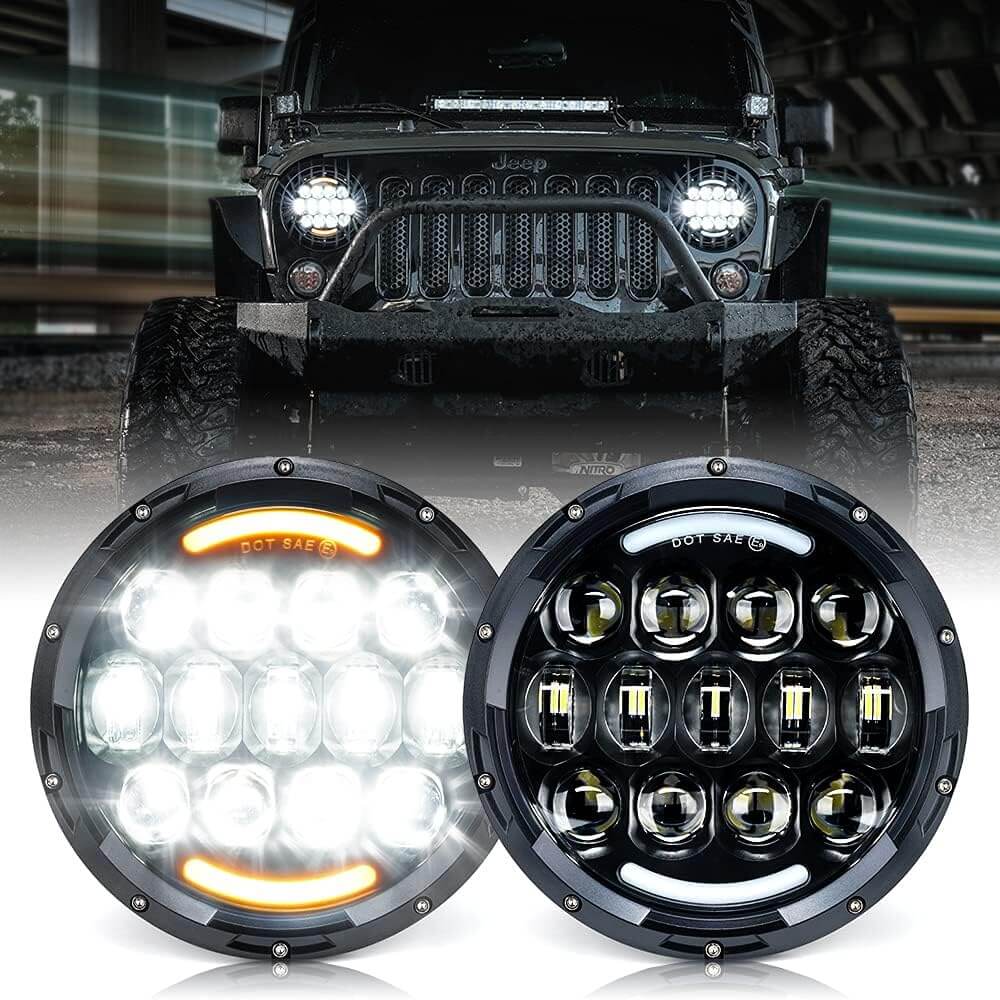 Top 5 Best LED Headlights Xprite 105W LED Wrangler Headlights