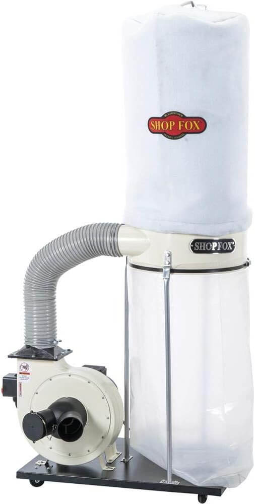 Shop Fox W1685 1 1 2 HP Dust Collector