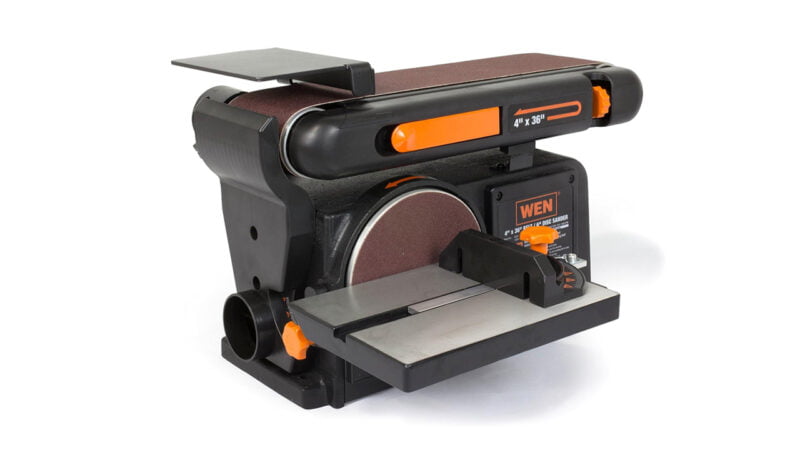 WEN 6502T Belt and Disc Sander with Cast Iron Base