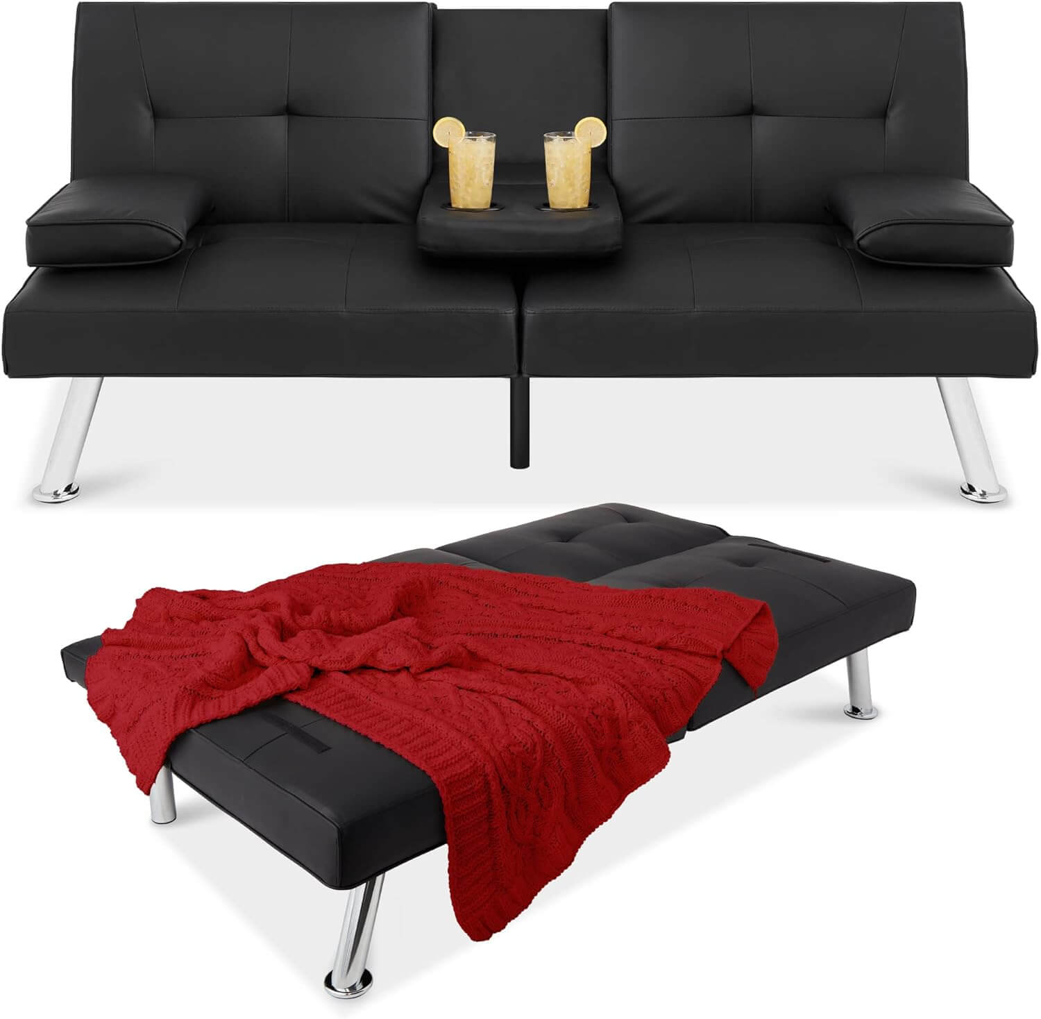 Best Choice Products Modern Faux Leather