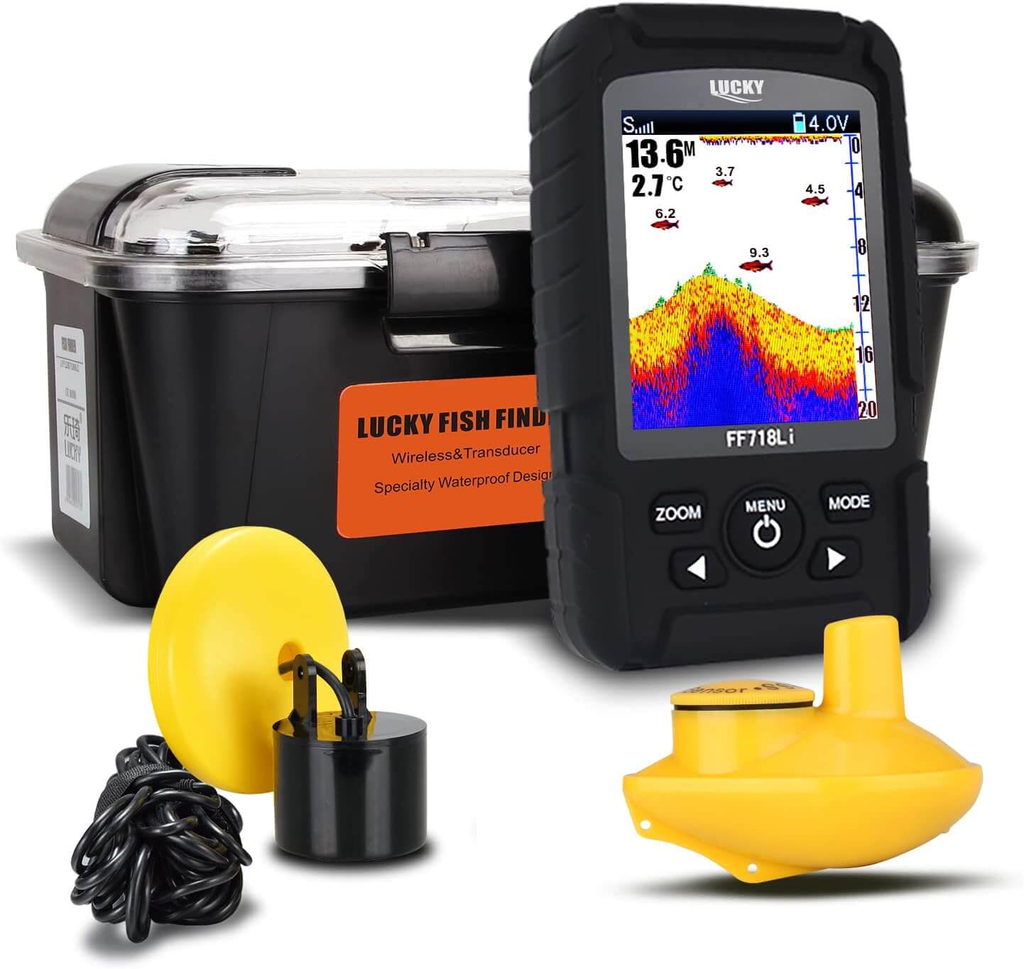 LUCKY Fish Finder Wired and Wireless Portable Fishing Sonar
