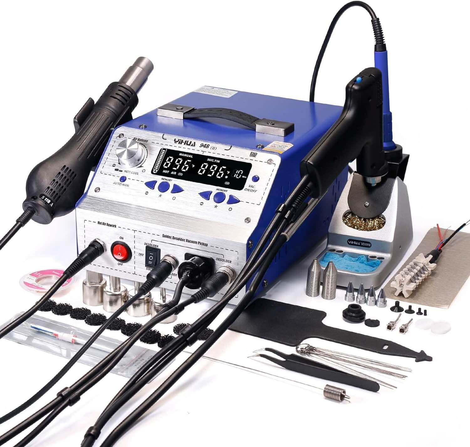 YIHUA 948 II 4 in 1 Hot Air Rework Soldering Iron