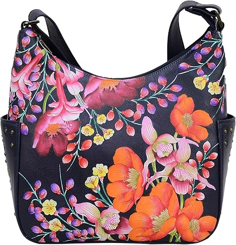 Anuschka Womens Genuine Leather Shoulder Bag