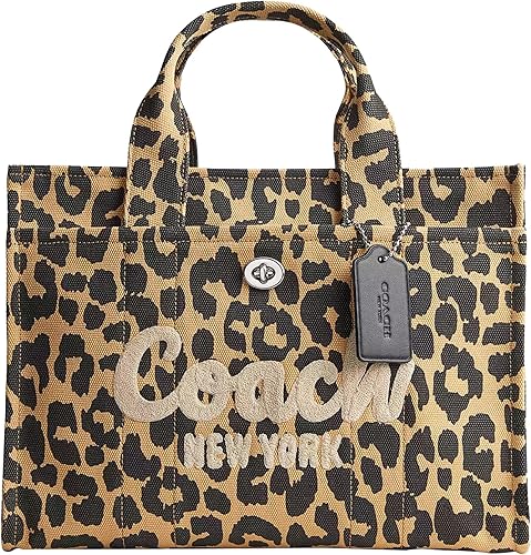 Coach Womens Leopard Cargo Tote 2