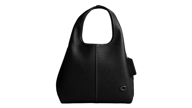 Coach Womens Polished Pebble Leather Lana Shoulder Bag 23