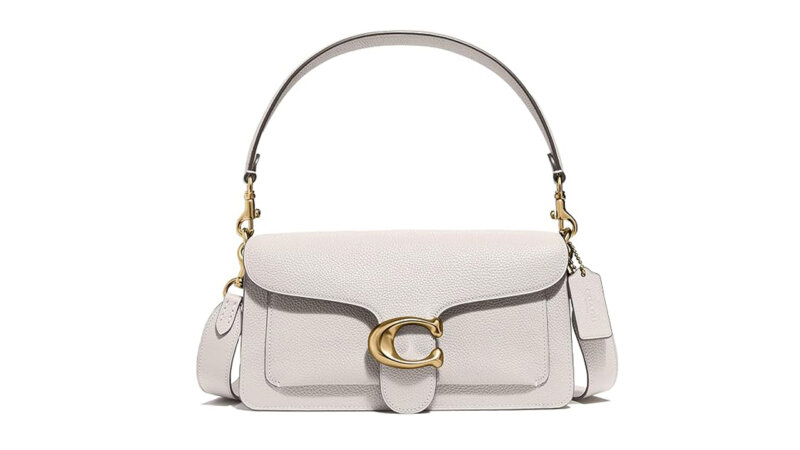 Coach Womens Polished Pebble Leather Tabby Shoulder Bag