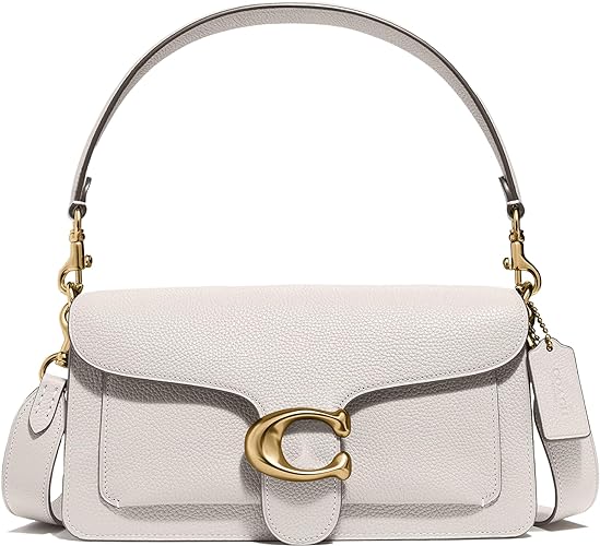 Coach Womens Polished Pebble Leather Tabby Shoulder Bag