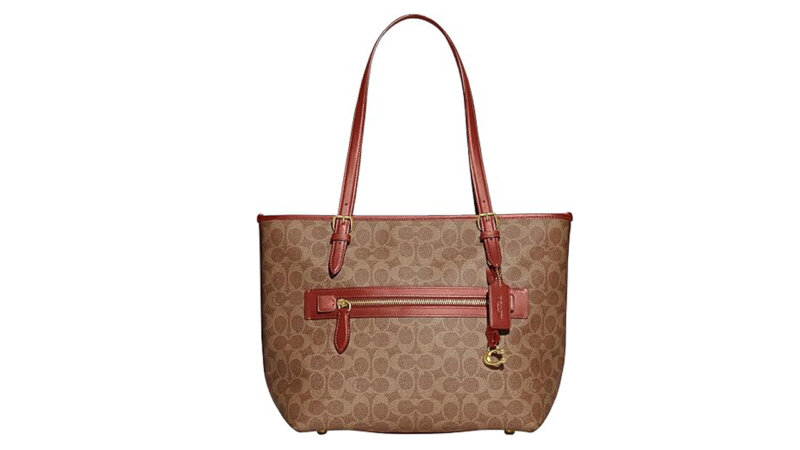 Coach Womens Polished Pebble Leather Taylor Tote