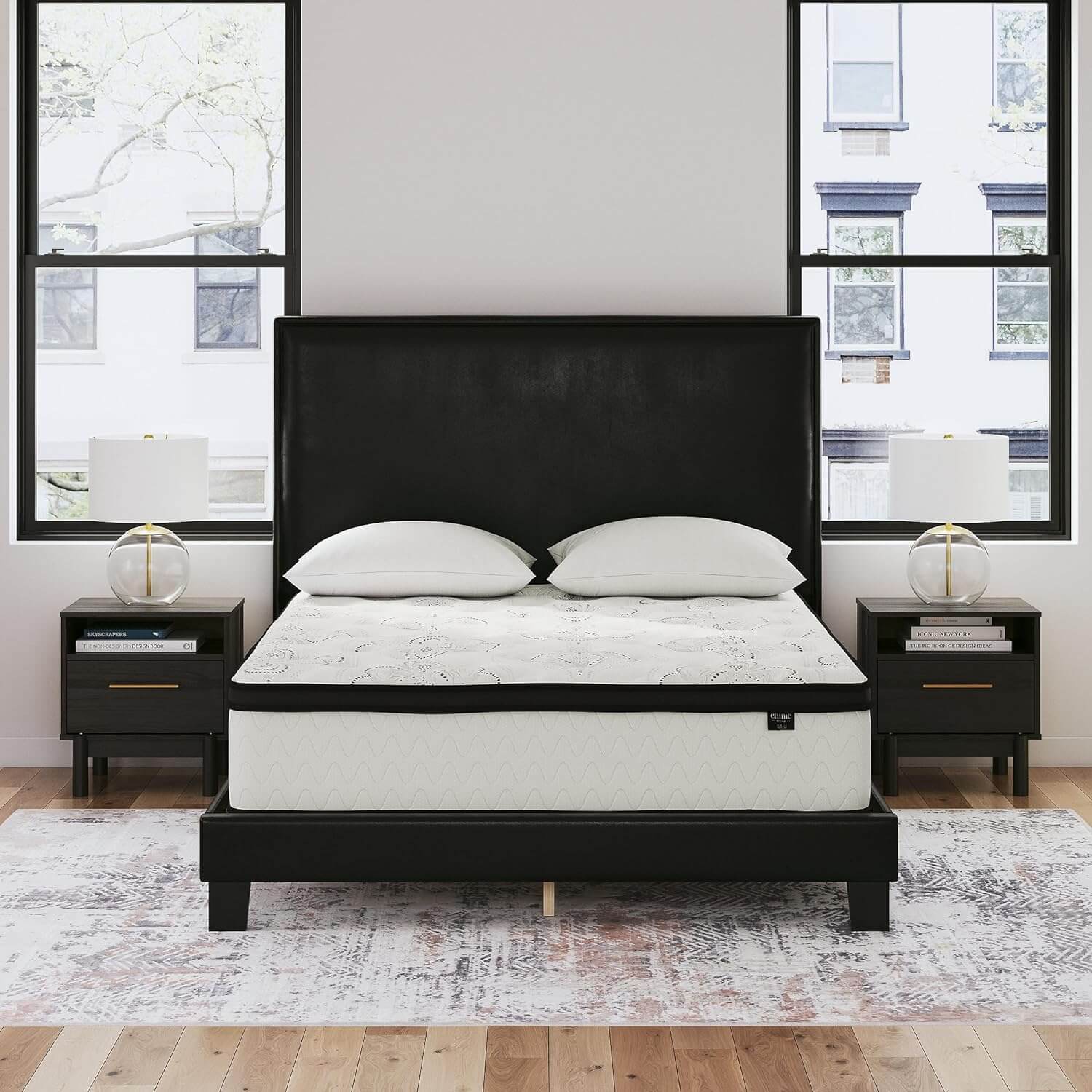 Signature Design by Ashley Medium Firm Hybrid Mattress with Cooling Gel Memory Foam