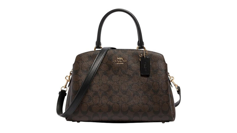 COACH Lillie Carryall Brown Black