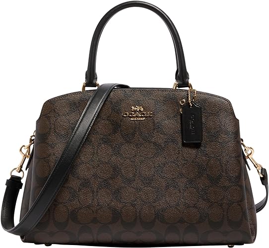 COACH Lillie Carryall Brown Black