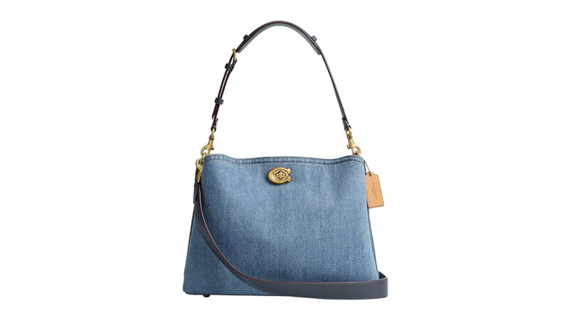 Coach Willow Shoulder Bag Indigo