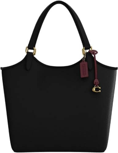 Coach Womens Polished Pebble Leather Day Tote