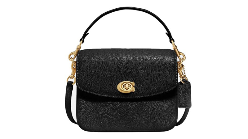 Coach Womens Polished Pebbled Leather Cassie Crossbody 19